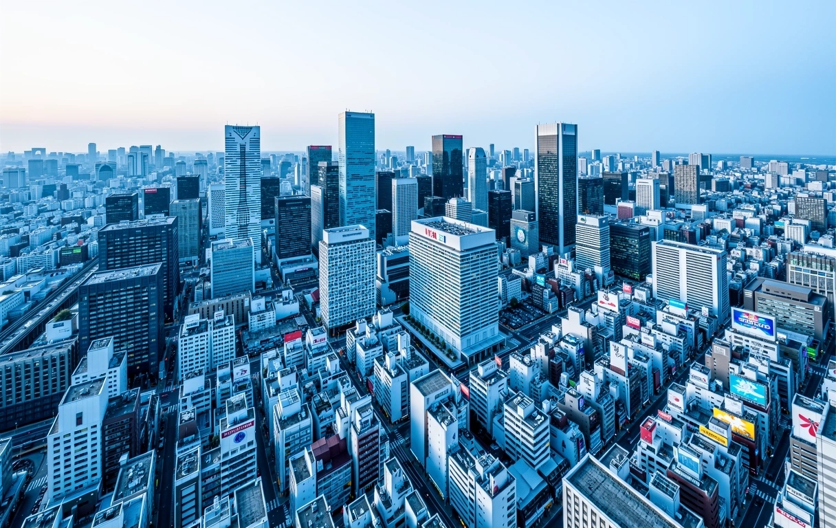 Tokyo Skyline at Dusk